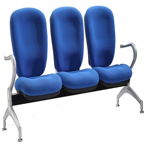 Banco de oficina de 3 plazas, silla de espera - Product Image 2
