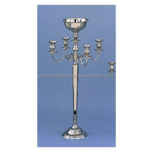 HIGH QUALITY METAL <b>CANDELABRA</b> NEW <b>CANDELABRA</b> for WEDDING DECORATION METAL CANDLE STAND in WHOLESALE PRICE NEW CANDLE HOLDERS - Product Image 4