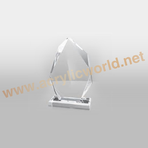 <b>Cheap</b> custom shape / size acrylic <b>crystal</b> trophy plastic blank - Product Image 6
