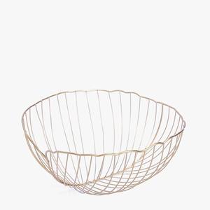 Panier métallique moderne Design unique de style ouvert parfait pour organiser et décorer votre maison - Product Image 2