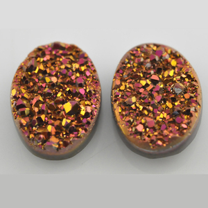 
 
 
 Cabochons en druzy naturel pour la fabrication de bijoux en gros |   Pierres taillées de formes variées avec des couleurs personnalisées et un revêtement naturel - Product Image 4