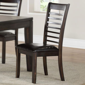 Luxury Wood & Leather Industrial Chair - Product Image 3