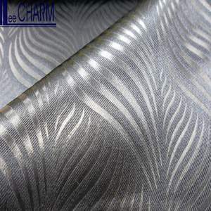 LCSS001D-4 Tela de Cortina Opaca de Lujo, Brocada, Tejida en Sarga, con Relieve, 100% Poliéster, de Taiwán - Product Image 2