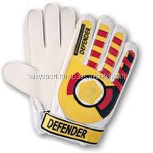Gants de gardien de but de football professionnels en matériau PU, antidérapants, respirants, fermeture à scratch, unisexe, logo personnalisé OEM, faible MOQ - Product Image 1