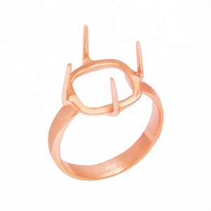 Bague en argent sterling 925 plaqué or rose faite à la main pour bijoux faits à la main, cadeau d'anniversaire pour elle - Product Image 3