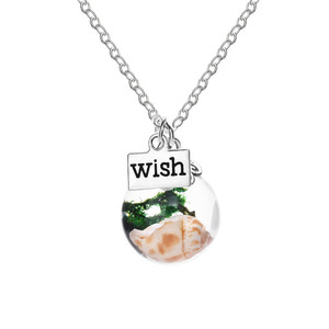 Wholesale Resin Real <strong>Pressed</strong> Kid <strong>Flower</strong> <strong>Necklace</strong> for Special Christmas Gift - Product Image 5