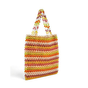 Mini bolso de lujo con cuentas para mujer, bandolera Retro personalizada hecha a mano - Product Image 2