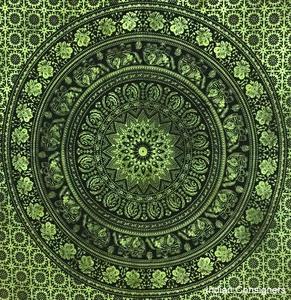 Tapisserie Petite Affiche Éléphant Mandala Tenture Murale Décor À La Maison Beau Coton Imprimé Animal Multi Couleur Par Les Expéditeurs Indiens - Product Image 3