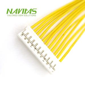 ชุดสายเคเบิลแบบหุ้มเต็ม OEM หัวต่อ JST B11B-PH-SM4-TB ระยะห่างระหว่างขั้ว 2 มม. - Product Image 3