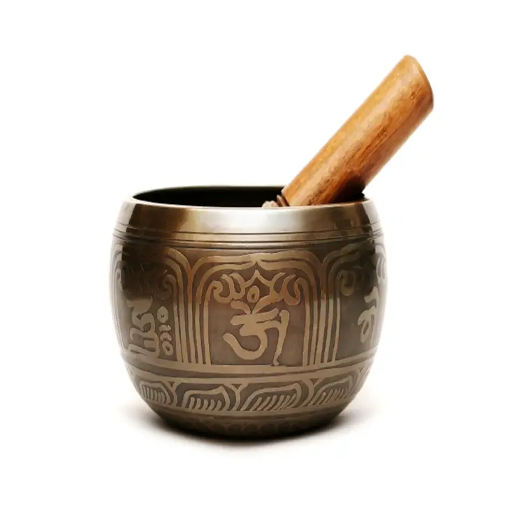 Tibet Singing Bowl Gebets schale-Perfektes spirituelles Geschenk für Chakra-Heilung-Handgemacht in Nepal Heilung tibetische Klangs chale