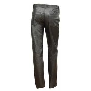 Los hombres pantalón de cuero negro Nuevo genuino ovejas cuero de Napa pent - Product Image 2