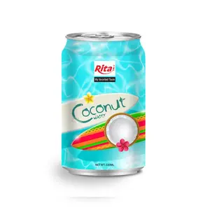 Beverage Manufacturer Rita or Private label 100% Natural Coconut Water 330ml Canned Fast Delivery Best Selling Product