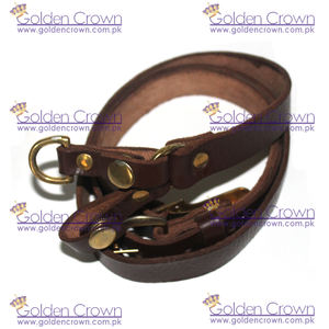 สายรัดข้อมือหนังวัวแท้สีดำ SS พร้อมหัวเข็มขัดโลหะผสมแบบไขว้ |   เข็มขัดเยอรมันแซม บราวน์พร้อมดีไซน์น้ำหนักเบาเป็นมิตรกับสิ่งแวดล้อม - Product Image 6