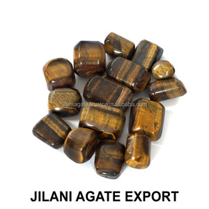 Pierre de cristal de œil de tigre naturelle polie en gros, pierre semi-précieuse, artisanat pour le Feng Shui, figurine indienne, pierre de guérison - Product Image 2