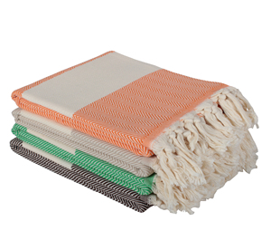 Toalla turca con diseño de espiga, Toalla de baño, toalla de playa, Fouta - Product Image 2