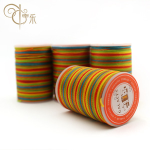 Fil ciré rond en polyester de 0,55 mm, fil à coudre en polyester haute résistance, fil ciré pour cuir cousu à la main - Product Image 6