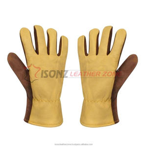 ถุงมือทำงานนิรภัยหนังวัวแท้คุณภาพพรีเมียม ISONZ Leather Zone รุ่น B2B สำหรับงานขับรถ หนา 1.2 มม. ระดับการป้องกันแรงกระแทก 2 - Product Image 2