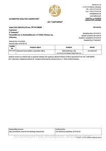 Granulés de paille jaunâtre Halmeko pour litière de chevaux, taille 8 mm, teneur en humidité <13% - Product Image 4