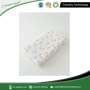 100%Organic Cotton Waterproof Changing Pad Cover for Baby Diaper - Product Image 2