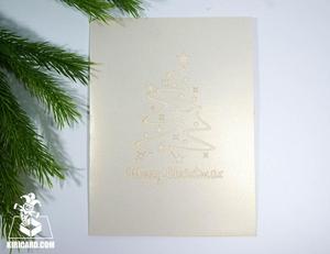 การ์ด kirigami ป๊อปอัพ3D งานฝีมือด้วยเลเซอร์สำหรับงานแต่งงานงานหัตถกรรมกระดาษสำหรับงานแต่งงานของขวัญคริสต์มาส - Product Image 5