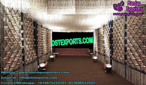 Piliers Aisleway de mariage avec lampes Lampe marocaine sur piliers pour passerelle de mariage Lampes pour passerelle de mariage - Product Image 4