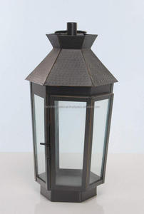 Andle Hmayor anterantern Brown ololor hecho a mano ednd OME me OME ecoration Use - Product Image 4