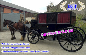 Elegante Victoria caballo turística transporte canadiense Victoria caballos carros fabricación estilo Hollywood Victoria Buugy - Product Image 4