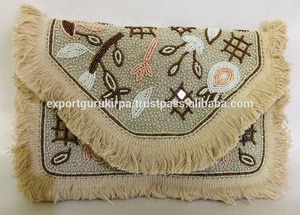Bolso de mano de lona para mujer, pochette de noche, monedero - Product Image 6
