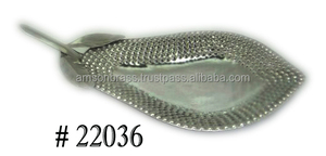 Platos de ensalada de estilo antiguo Platos de mango con puntos en relieve de aluminio Plato y bandeja para servir Plato para servir alimentos - Product Image 5