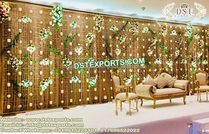 Décor scintillant en forme de fleur, avec cadres en Fiber, pour scène de mariage, style anglais - Product Image 5