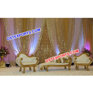 Gran indio boda muebles estilo italiano Maharaja sofá boda tradicional boda último diseño sofá conjunto Australia - Product Image 1