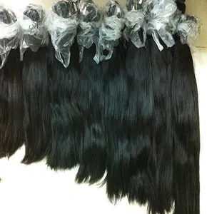 原始越南头发双重绘制1型自然直处女的人发编织