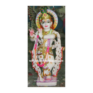 Exclusiva Estatua de Krishna en Mármol, Murti de Krishna - Product Image 1