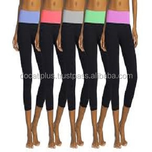 Leggings personalizados OEM con cintura de diferente color - Product Image 1