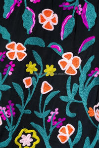 Vestido campesino floral clásico para el verano, Vintage elegante túnica de playa, encaje bordado de Color de lujo, cómodo y recto - Product Image 5