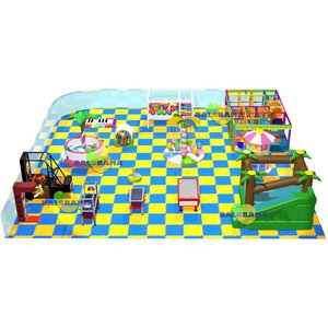 Soft Play <b>Indoor</b> <b>Playground</b> for Home School & Shopping Mall Use 300 Square Meters 200-250 <b>Kids</b> Capacity - Product Image 5