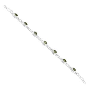 Bracelet en pierre naturelle, bijoux en argent pour femmes - Product Image 2