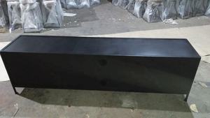 Meuble TV moderne de luxe en fer, entièrement en bois et en verre, style industriel, pour salon, chambre, hôtel, utilisation en extérieur - Product Image 3