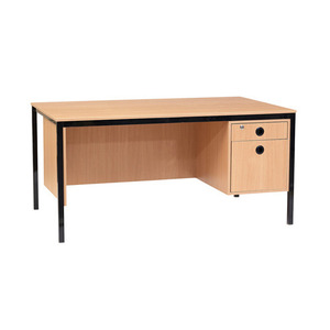 Table de professeur en bois du fabricant pour les ensembles scolaires - Product Image 1