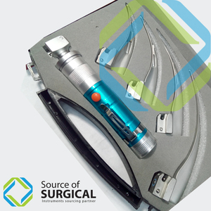 ชุดเครื่องมือตรวจกล่องเสียงชุดวัสดุสแตนเลสแบบใหม่ชุดใหม่ EMT การตรวจการผ่าตัดกล่องเสียงมาตรฐาน - Product Image 3