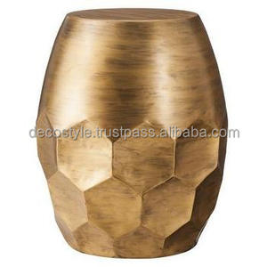 Taburete tambor dorado - Product Image 1