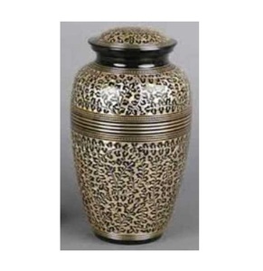 อนุสรณ์สถานโลหะทองเหลืองที่เป็นของแข็งผู้ใหญ่เถ้ากระดูกศพมนุษย์โกศสไตล์อเมริกัน/ยุโรป - Product Image 1