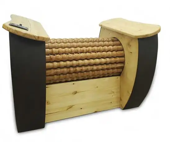 Rodillo de madera para masaje corporal, masajeador eléctrico de madera, máquina de masaje adelgazante, máquina de ejercicios de balanceo, estándar de madera