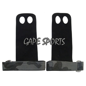 Empuñaduras de cuero unisex PK GAPE Gymnastics con 3 agujeros Mejor agarre para tirar del levantamiento de pesas y el ejercicio de la fuerza - Product Image 5