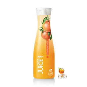 Jugo fresco de calidad Premium de Vietnam, proveedor de botellas de PP de 350ml, jugo de naranja