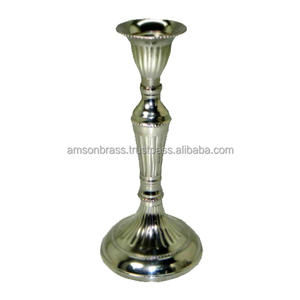 Bougeoir en métal vintage en aluminium de meilleure qualité et très vendu sur mesure pour mariage à domicile, couleur or - Product Image 3