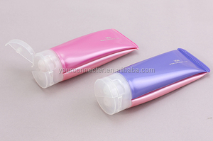 Tubo de plástico cosmético para crema de manos, esencia de loción, cuidado de la piel, material de caña de azúcar PCR, tubo exprimible respetuoso con el medio ambiente, tapa superior abatible - Product Image 5