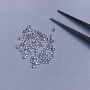 หินโทแพซสีขาวธรรมชาติขนาด1.5มม. ตัดเป็นเหลี่ยมเพชรพลอยหลวมผู้ผลิตในราคาโรงงานผู้จำหน่ายออนไลน์ - Product Image 1