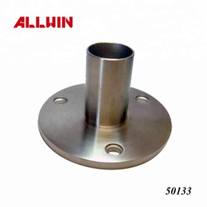 Plaque de base ronde en acier inoxydable pour main courante, couvercle plat - Product Image 6