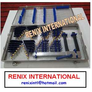 Juego de Retractores para Laminectomía Collis de Renix International, Acero Inoxidable Azul, Juego de Instrumentos Manuales con Soporte de Esterilización - Product Image 6